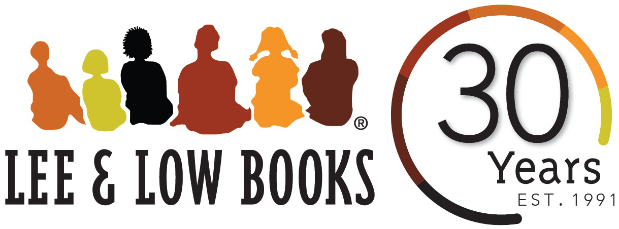 Lee & Low Books logo. Graphic depicts silhouettes of people in different colors. Text reads "30 Years, Est. 1991"