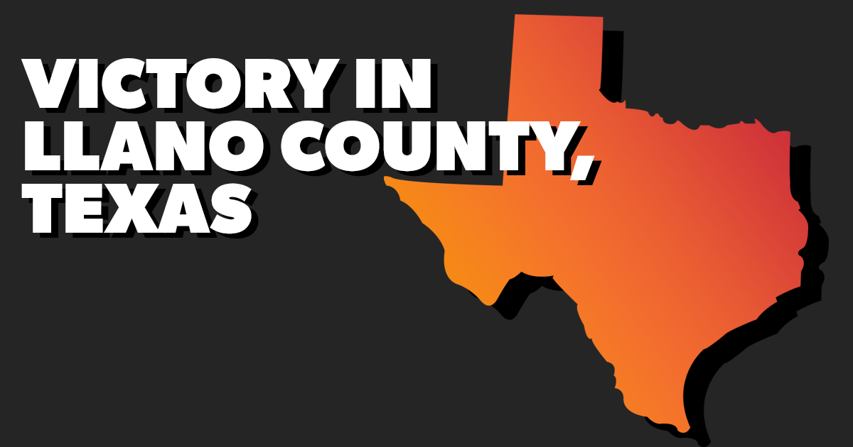 Victory in Llano County, TX Unite Against Book Bans