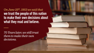 Freedom to Read Statement - Unite Against Book Bans