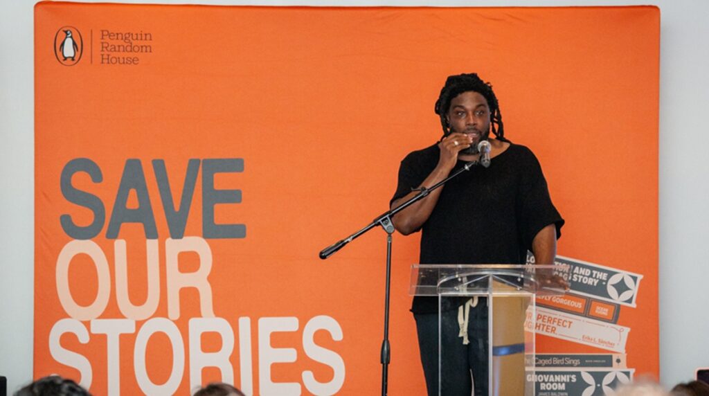 Best-selling author Jason Reynolds. Photo credit: Penguin Random House