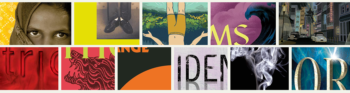 Graphic image with components of the book cover art from the top 11 banned books of 2025, as announced by the American Library Association.